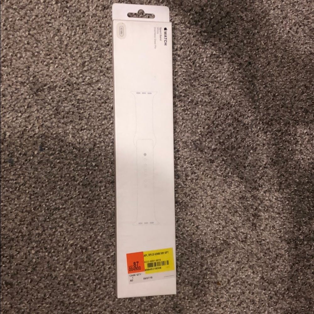 New 42 white Apple brand Apple Watch band